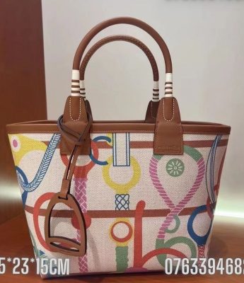 Tui nu Hermes Steeple 25 cau vong TNHM63 6