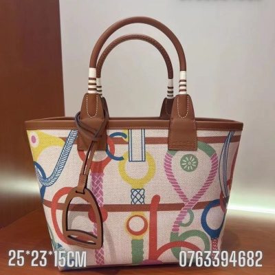 Tui nu Hermes Steeple 25 cau vong TNHM63 6