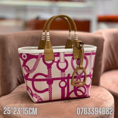 Tui nu Hermes Steeple 25 mau hong TNHM67 5