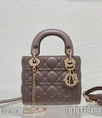 Tui xach Dior Lady Small hong nhat TND54 8