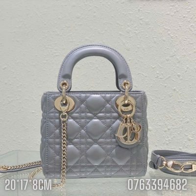 Tui xach Dior Lady Small mau tim TND56 8