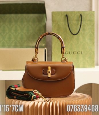 Tui xach Gucci Bamboo 1947 mau nau 8