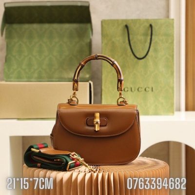 Tui xach Gucci Bamboo 1947 mau nau 8