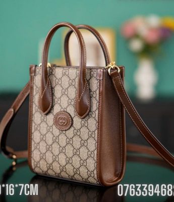 Tui xach Gucci GG Retro mau nau logo TNGC73 2