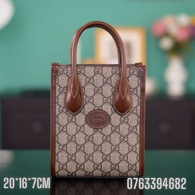 Tui xach Gucci GG Retro mau nau logo TNGC73 9