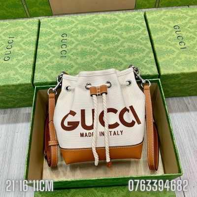 Tui xach Gucci Marmont trang phoi nau TNGC96 9