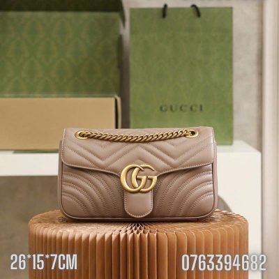 Tui xach nu Gucci Marmont mau nau be TNGC81 9