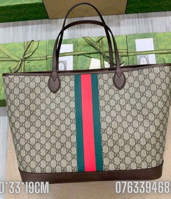 Tui xach nu Gucci Ophidia tag xanh do mau nau size lon TNGC94 9