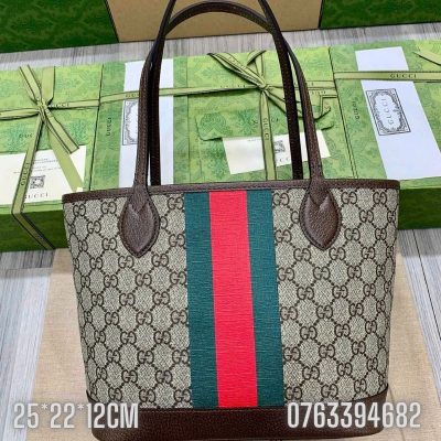 Tui xach nu Gucci Ophidia tag xanh do mau nau size nho TNGC95 3