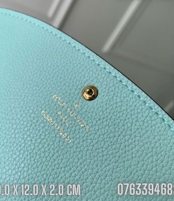 Vi nu Louis Vuitton Monogram mau xanh dang dai TNLV11 7