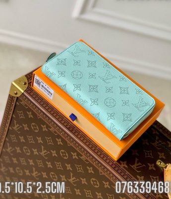 Vi nu Louis Vuitton Monogram mau xanh dang dai khoa TNLV12 1