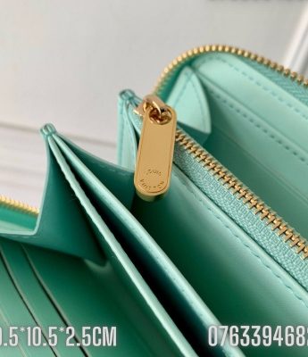 Vi nu Louis Vuitton Monogram mau xanh dang dai khoa TNLV12 2