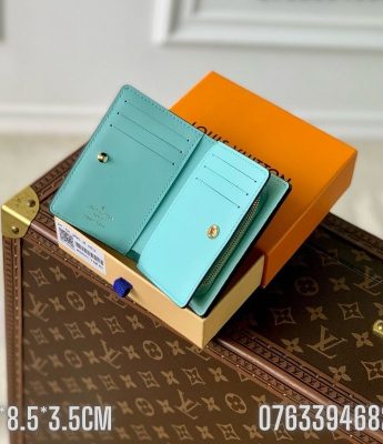 Vi nu Louis Vuitton Monogram mau xanh dang nho khoa TNLV13 1