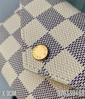 Vi nu Louis Vuitton dang nho caro trang TNLV18 4