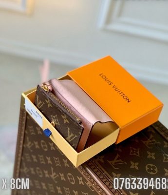 Vi nu Louis Vuitton dang nho nau hoa hong nhat TNLV17 1