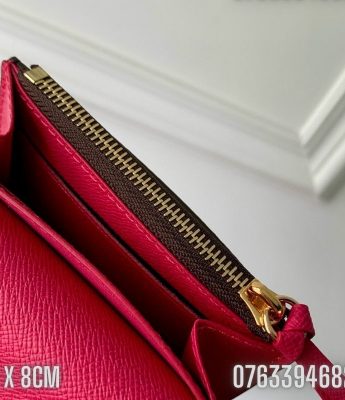 Vi nu Louis Vuitton dang nho nau hoa hong sen TNLV16 5