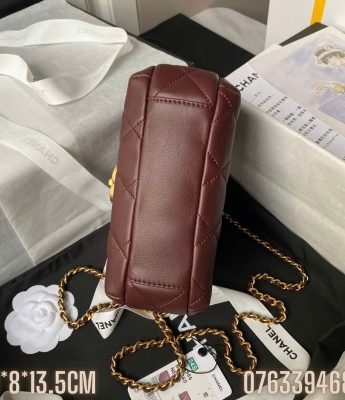 Tui xach Chanel mini co Charm mau do TNCN61 4