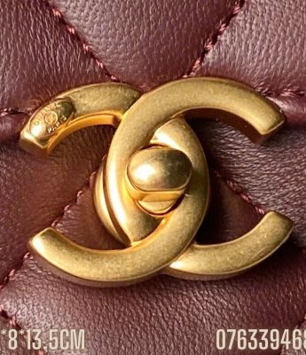 Tui xach Chanel mini co Charm mau do TNCN61 7